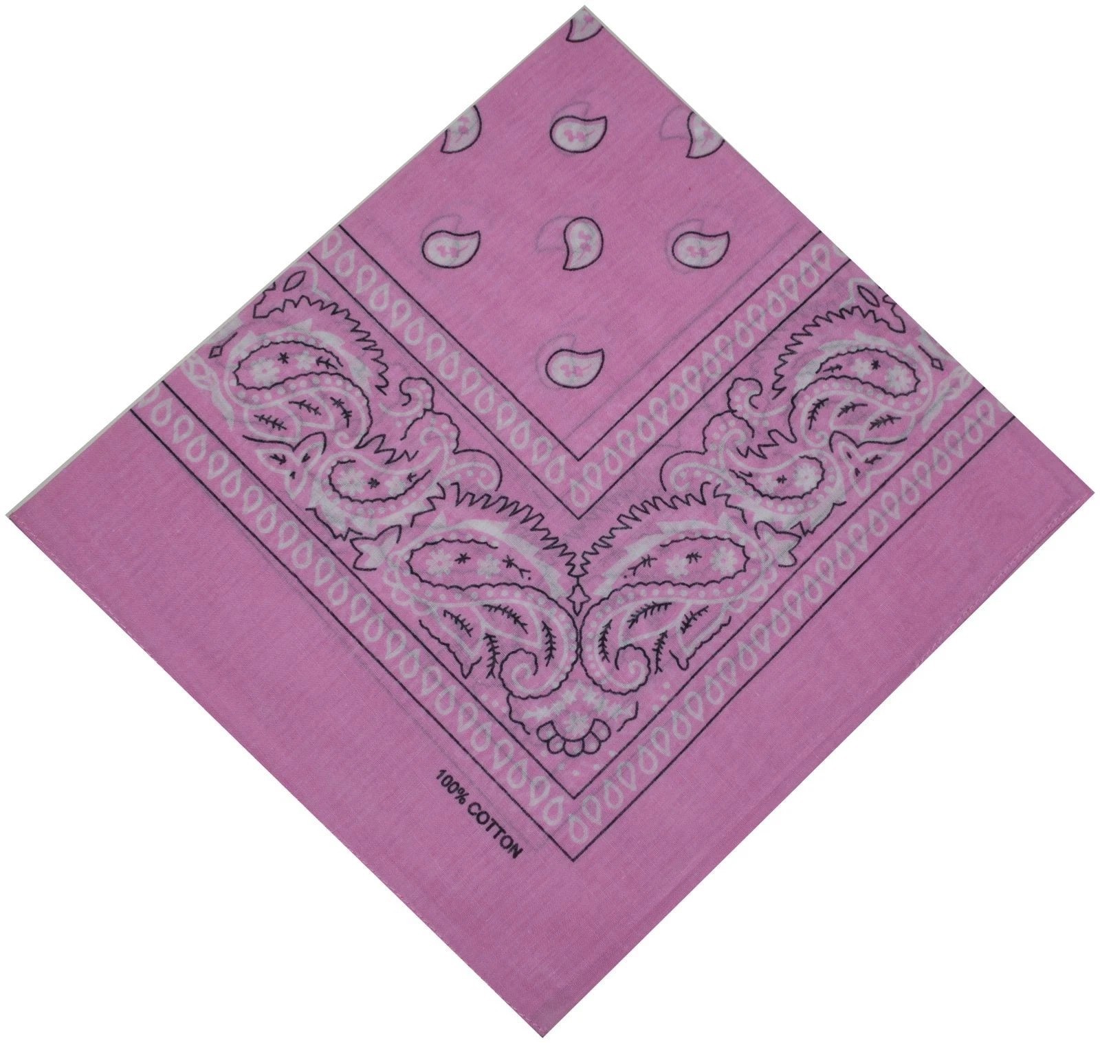 Pink scarf with a pattern
