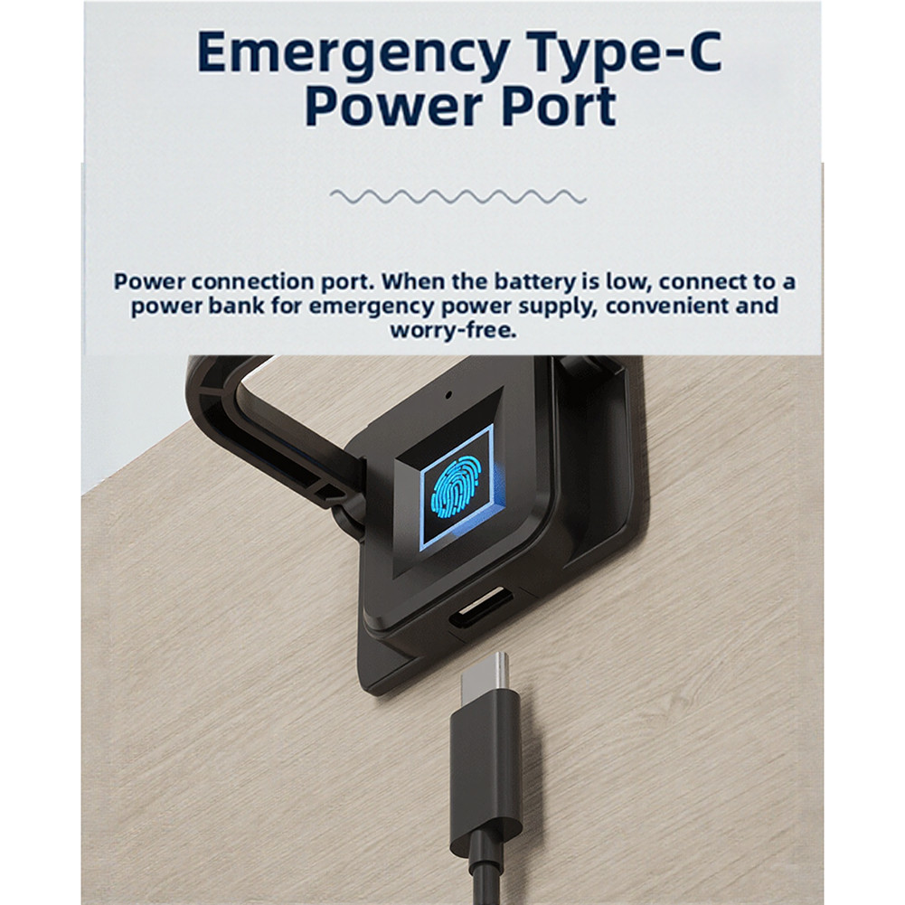Fingerprint Lock Biometric Security For Office Scratch-resistant Alloy