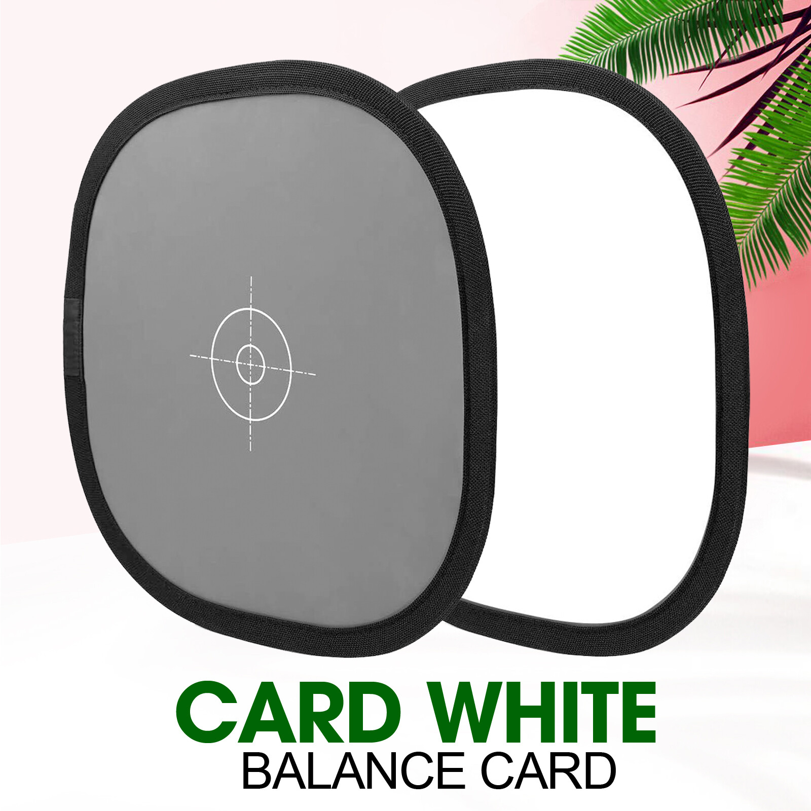 12'' Grey Card White Balance Card 2 In 1 Kit 18% Exposure Card Photo Gray Card.