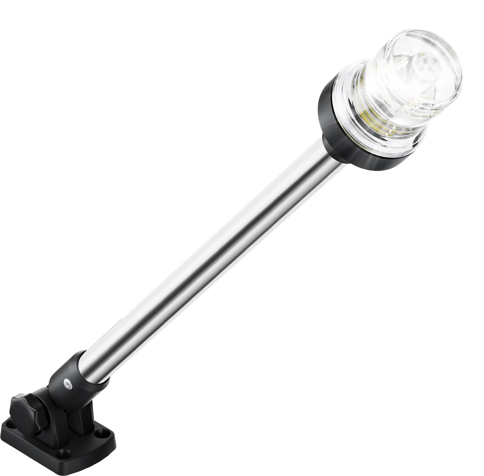 18 Inches Boat Stern Light Anchor Light LED Marine, Waterproof IP67 Fold Down...