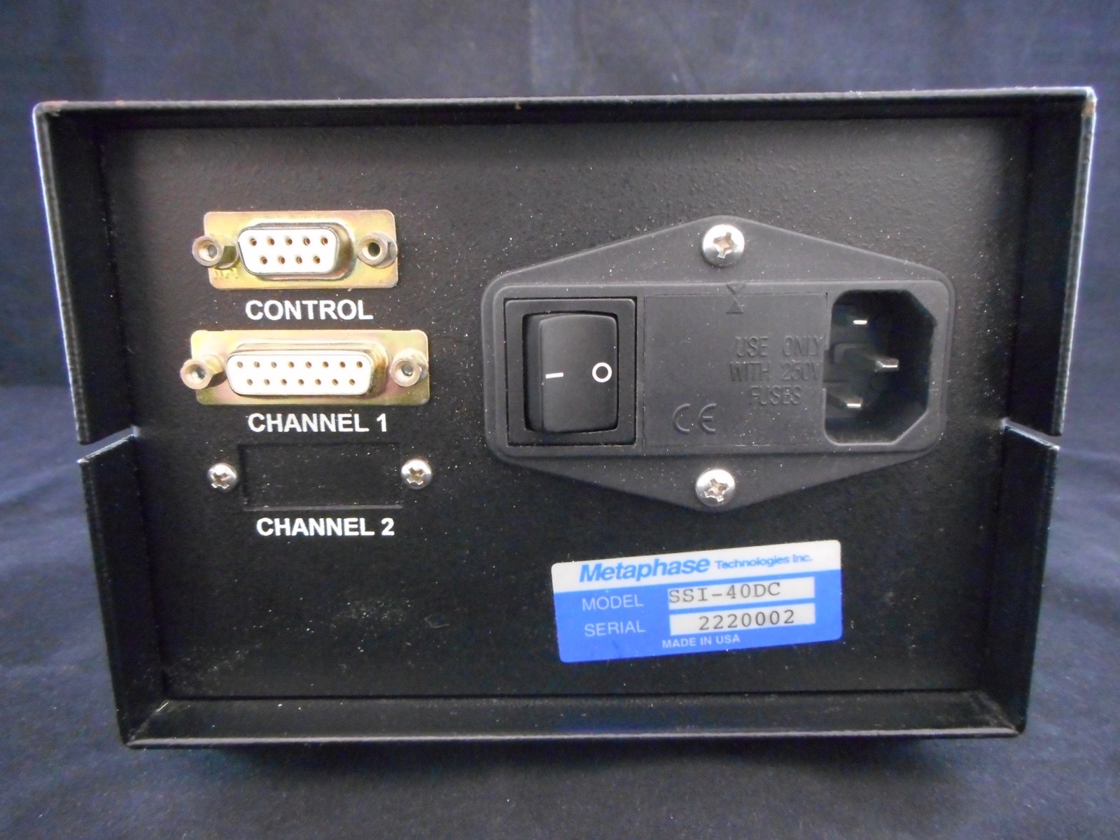 METAPHASE TECH Single Channel Current-Controlled DC Power Supply 2.4A SSI-40DC