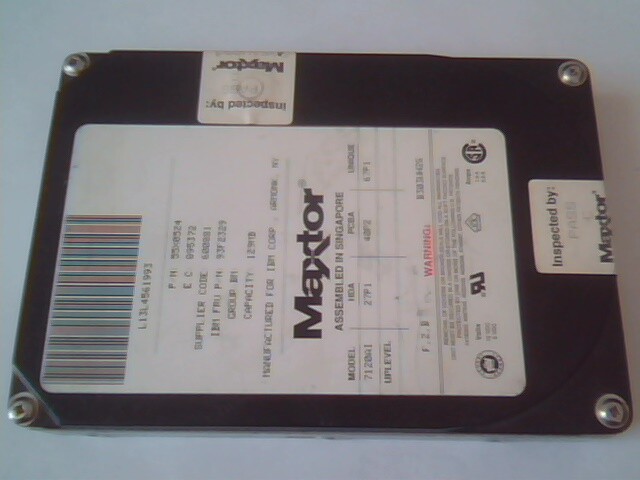 IDE Hard Disk Drive Maxtor 7120AI 27P1 40P2 67P1 93F2329 55X0524