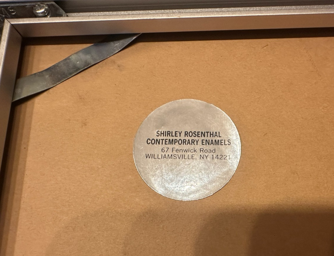 MCM SHIRLEY ROSENTHAL Buffalo NY Amherst Saxophone Quartet Master Enamel Copper