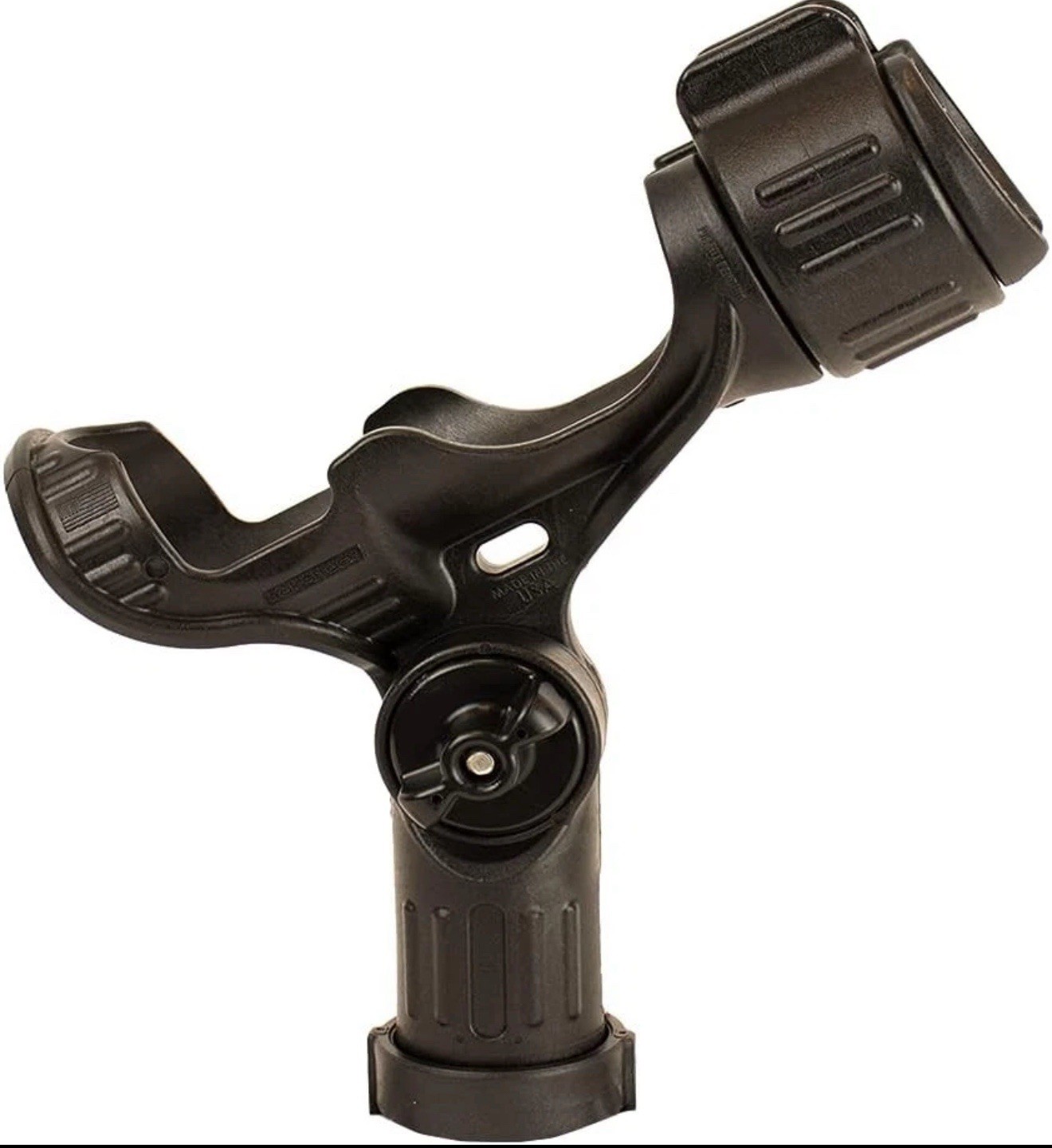 YakAttack Omega Rod Holder | Track Mount Fishing RHM-1001, Black (Standard) New