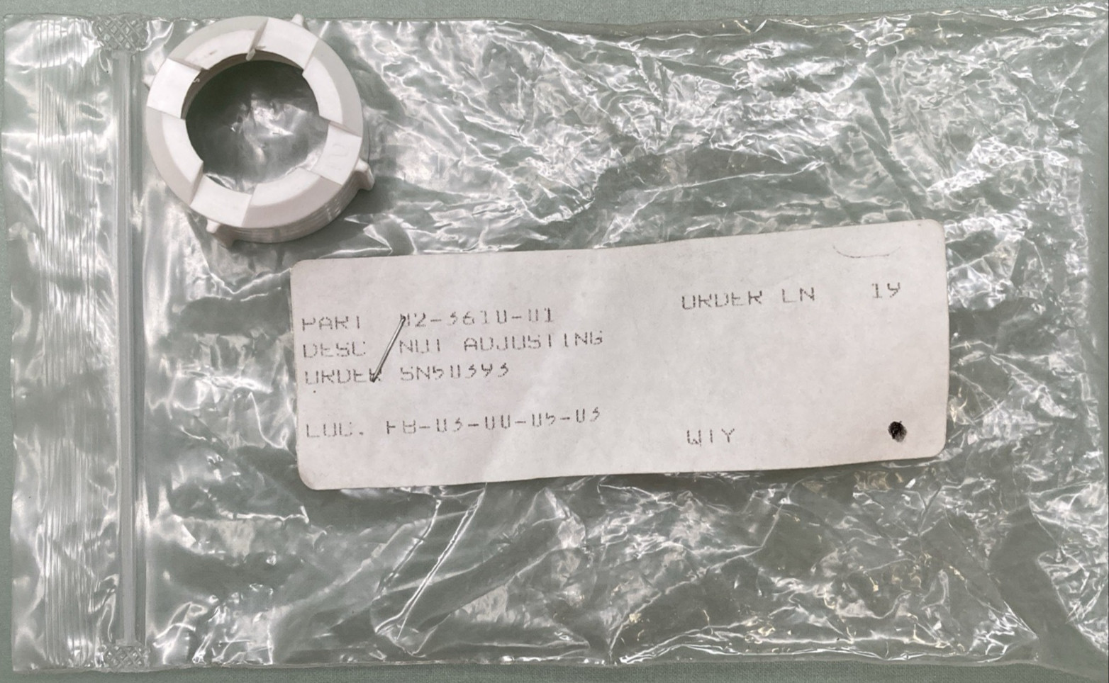 NEW REPLACES SCOTSMAN 02-3610-01 NUT ADJUSTING
