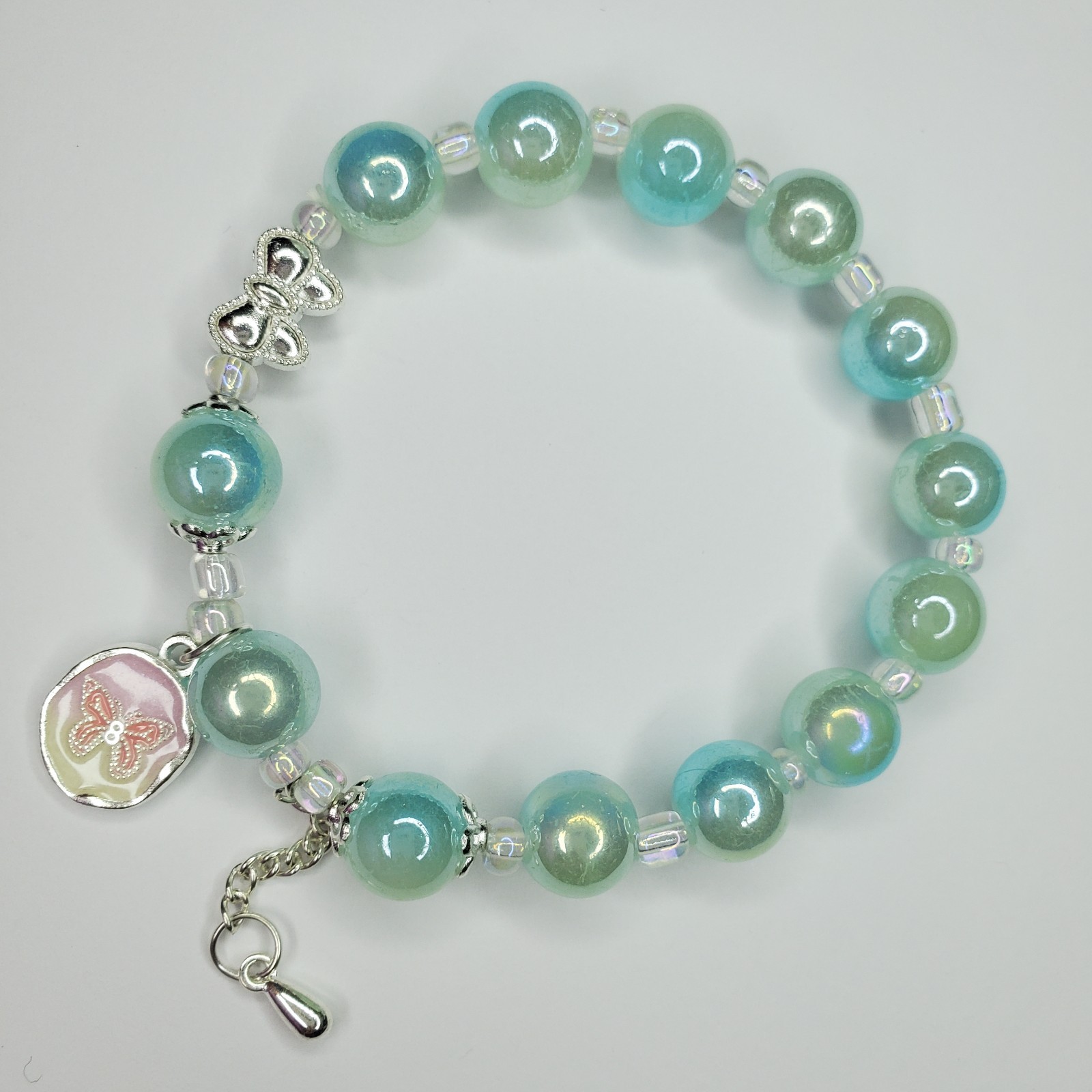 Hand crafted artisan unique gemstone bracelet