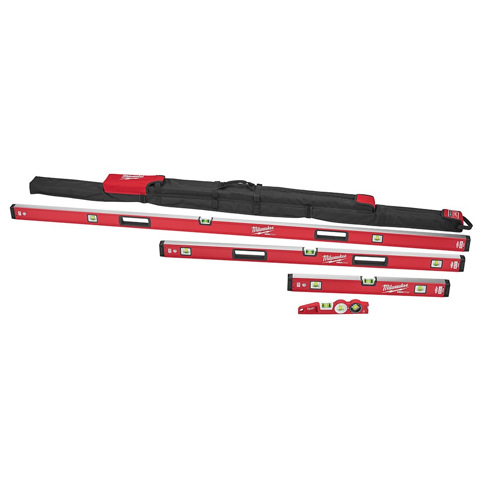 Milwaukee MLBXCM78 Water Resistant Nylon Magnetic Box Level & Torpedo Master Set
