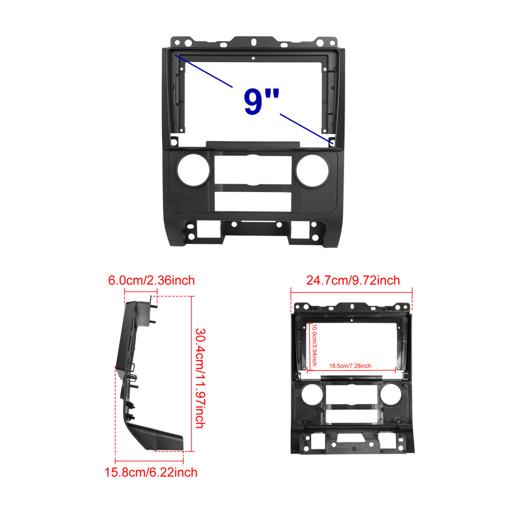 For Ford Escape 2007-2012 Carplay Android 15.0 Car Stereo Radio GPS Navi BT WiFi