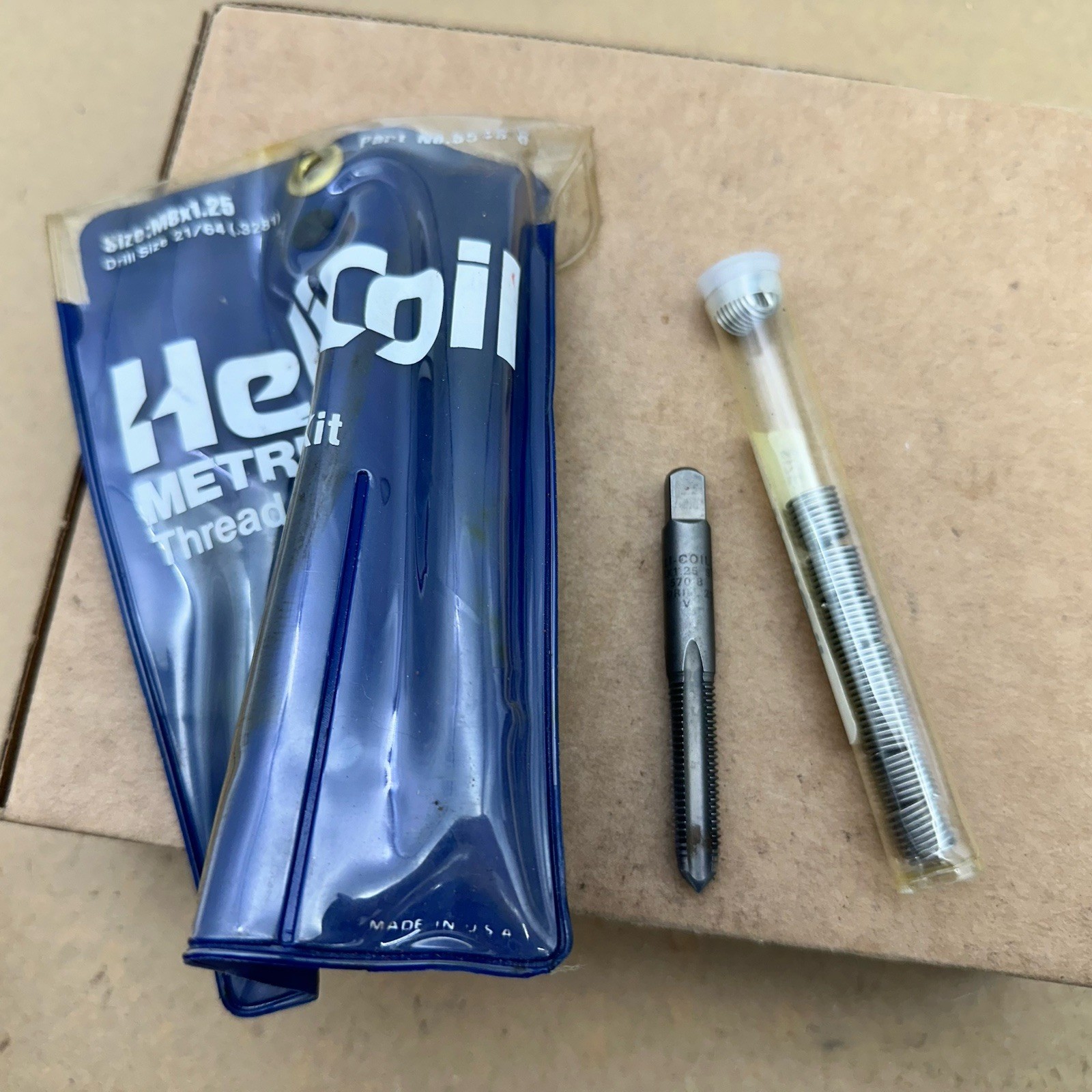 Helicoil 5546-8 M8 x 1.25 Metric Coarse Thread Repair Kit USA Tap Inserts Only