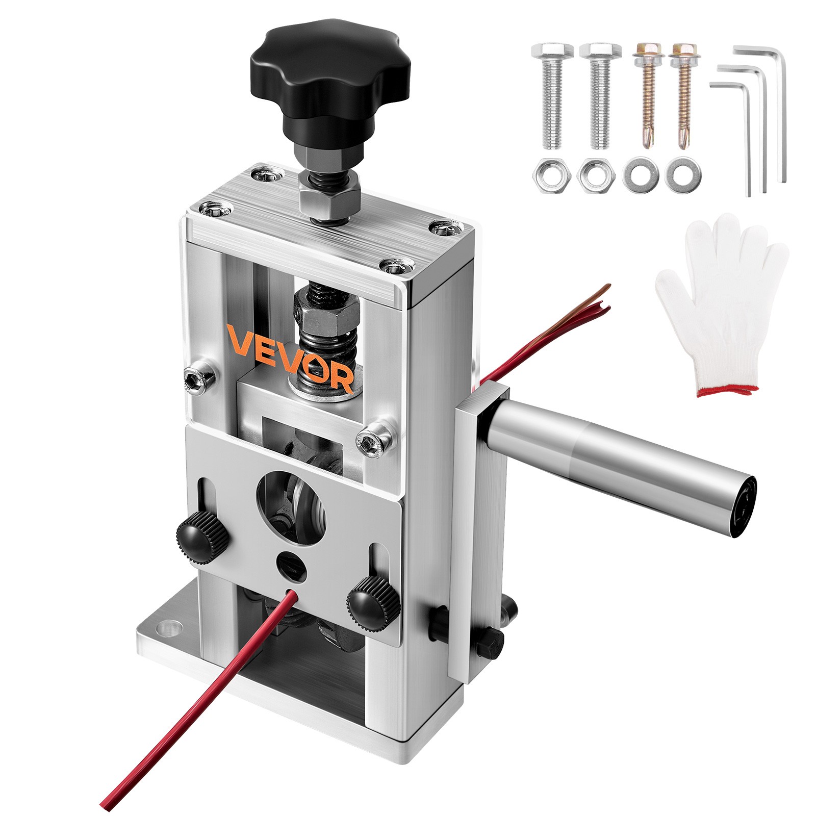 VEVOR Manual Wire Stripper Stripping Machine Hand Crank or Drill Powered
