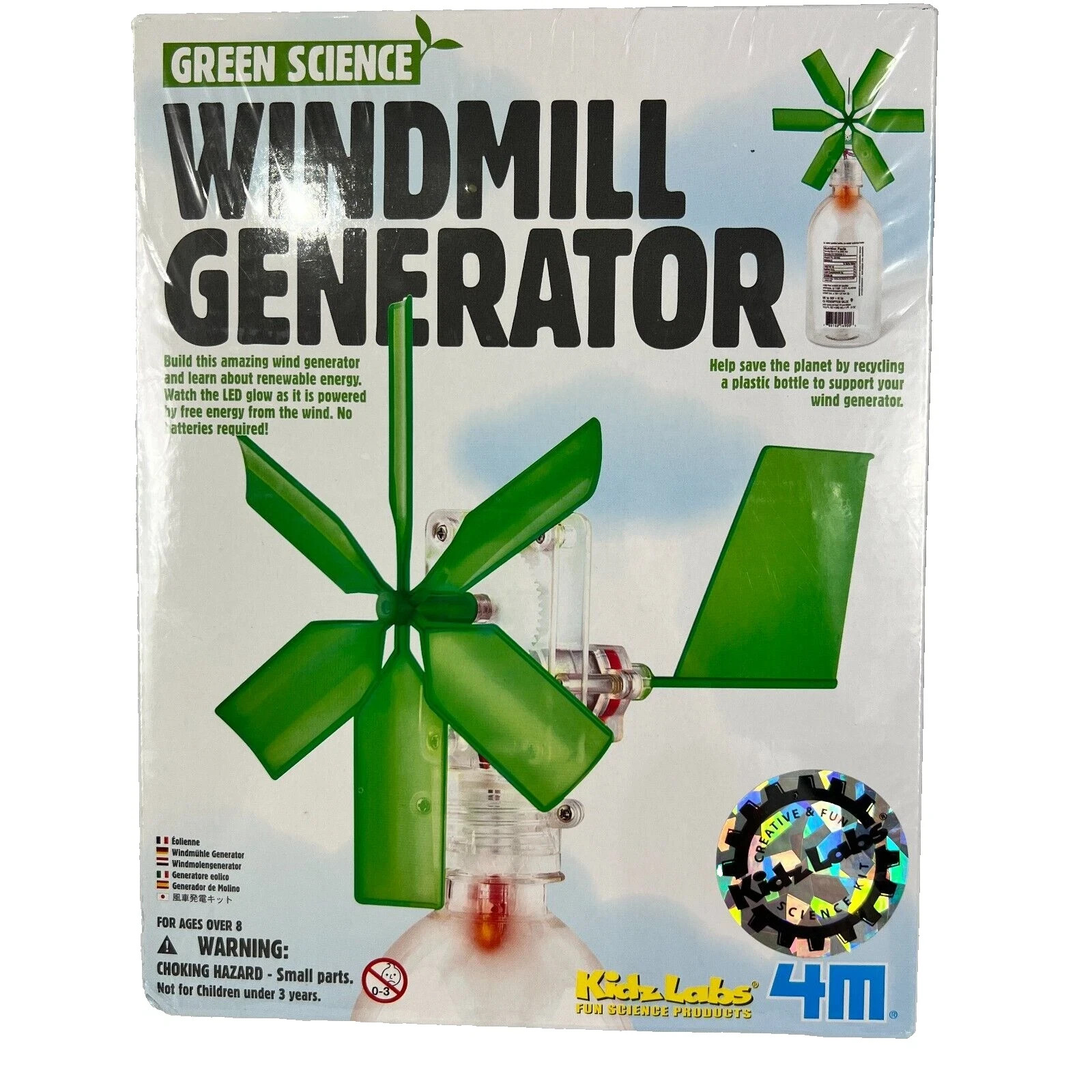 Green Science Windmill Generator Kit #3649 NIB