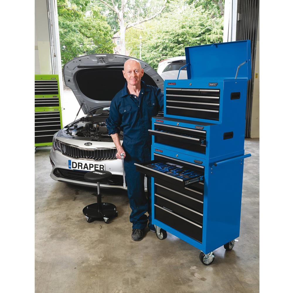 Draper 6 Drawer Tool Chest Blue / Black
