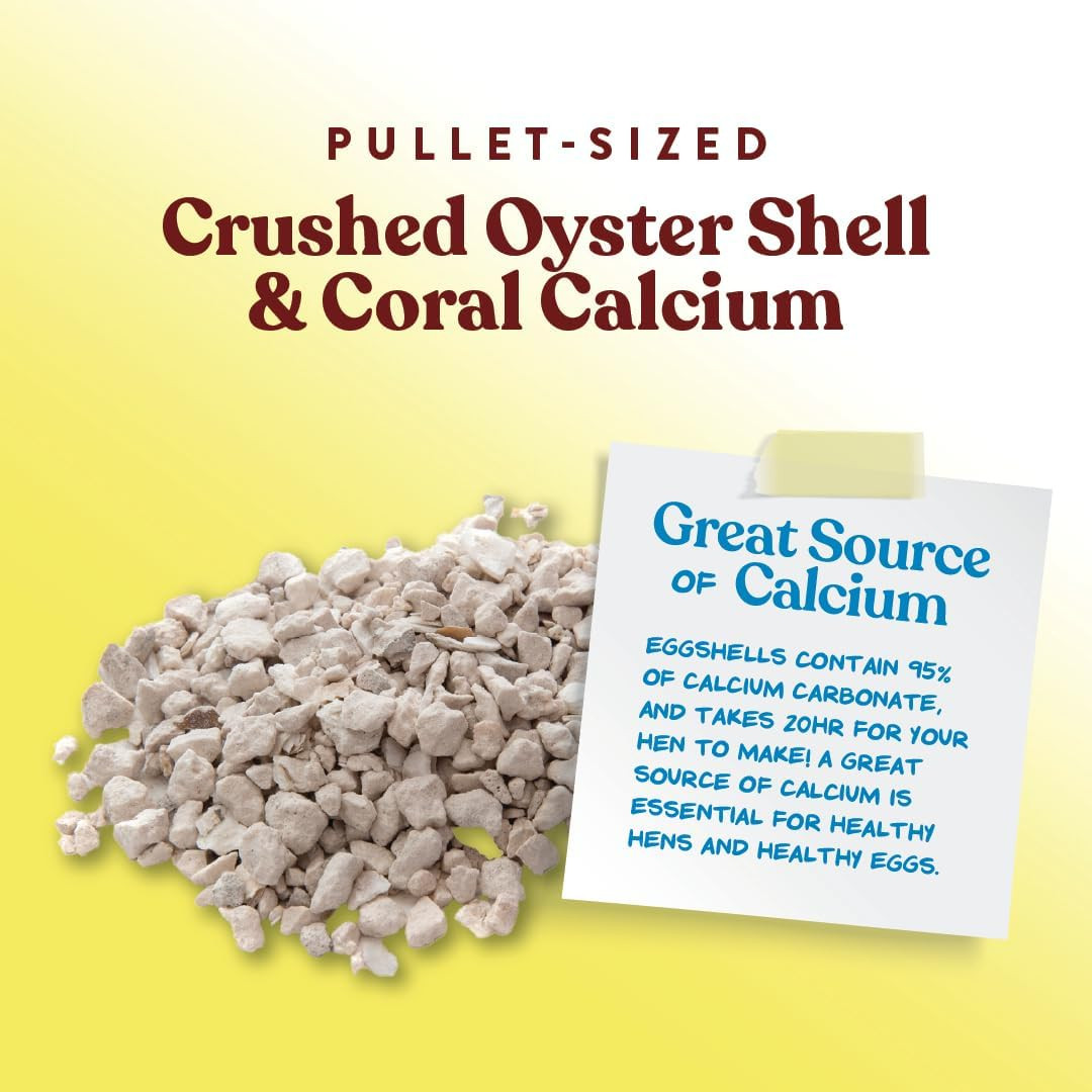 Crushed Oyster Shell | Egg-Laying Chickens | 5 LB