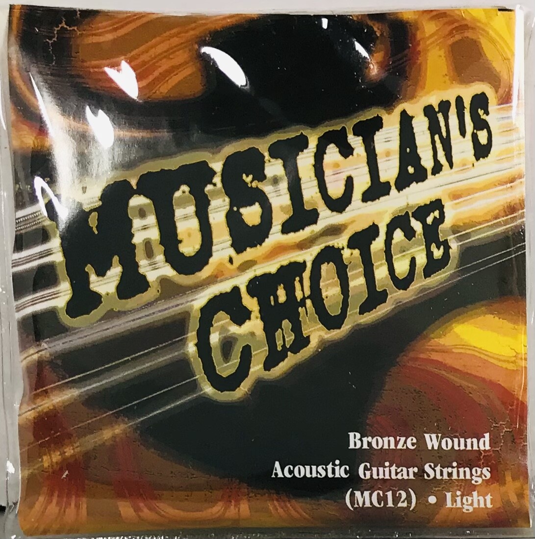 Musician's Choice Bronze Wound Acoustic Guitar Strings (MC12) Light NEW