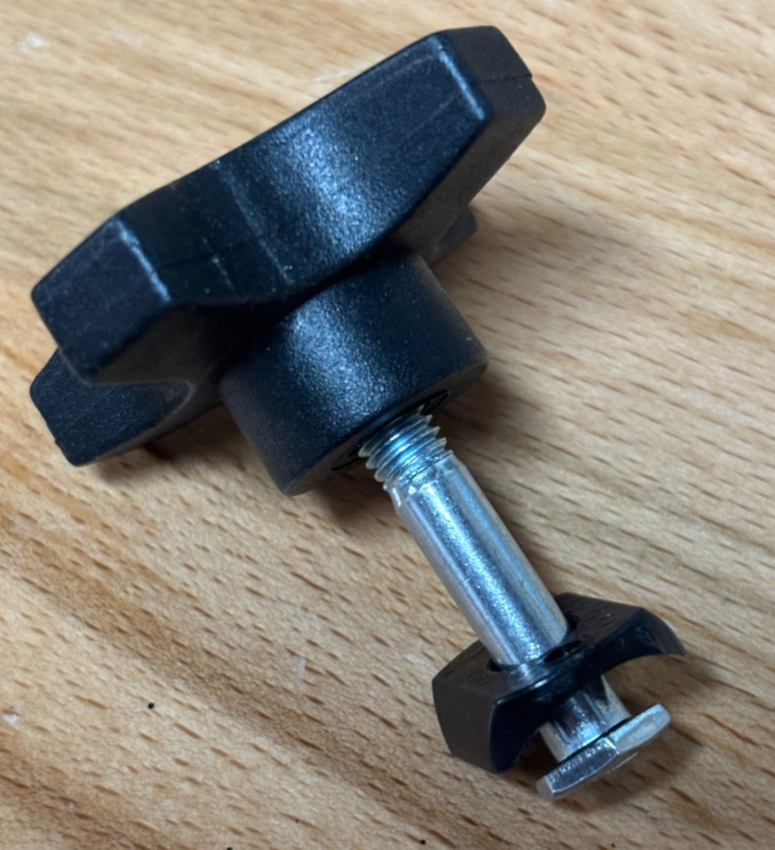 Handle Height Adjustment Knob. Parts Guardian Basic 6" Steel Rollator Walker NEW