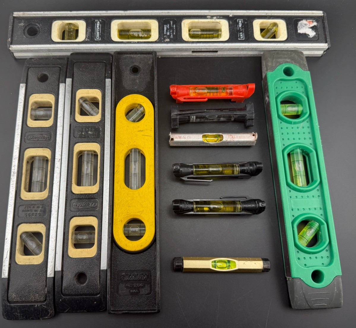 Craftsman Dayton Stanley Misc Level Levels Tool Tools Bundle Lot Estate Find