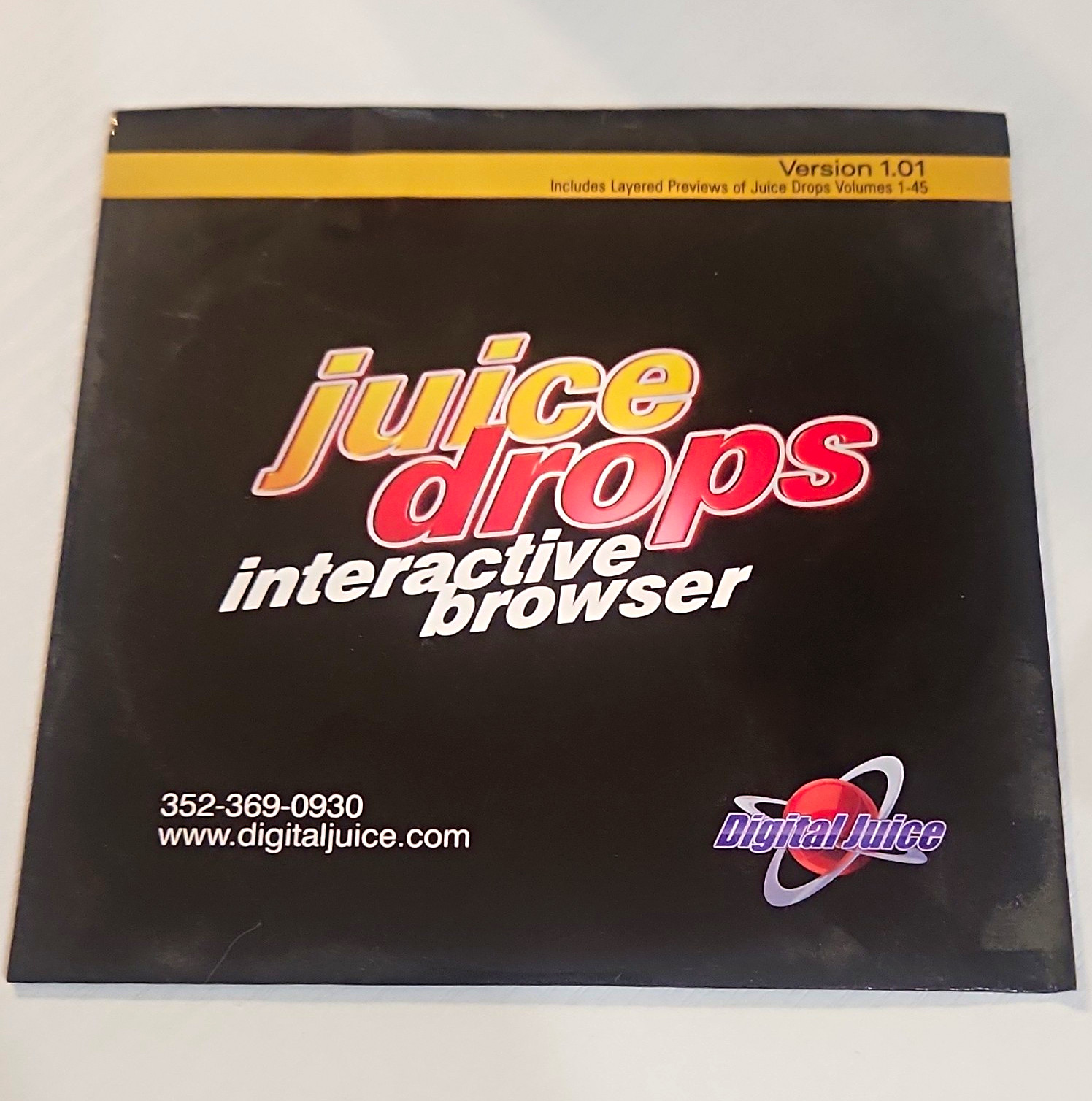 Digital Juice Juice Drops Interactive Browser Software Version 1.01