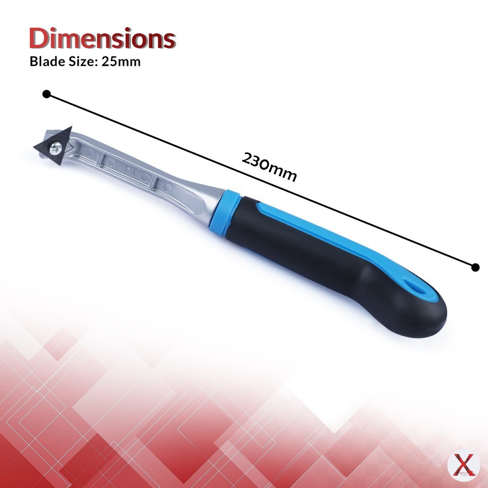 Replacement Bahco 625 1 inch Triangular TCT Heavy Duty Paint Scraper By Xcalibur