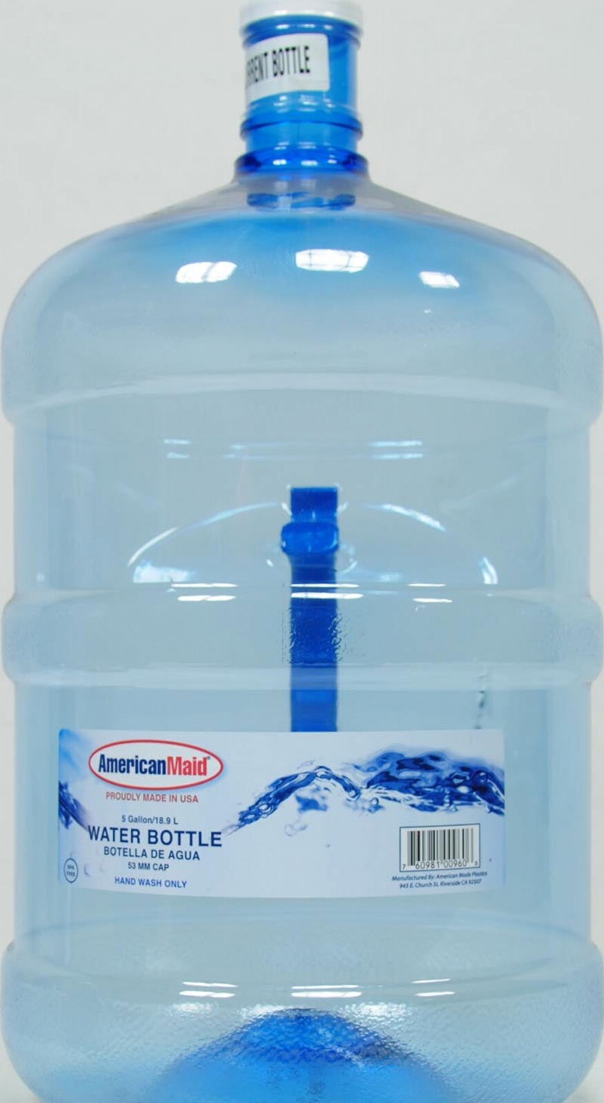 5 Gallon Water Jug Large Reusable Container Bottle Durable Plastic Big BPA FREE