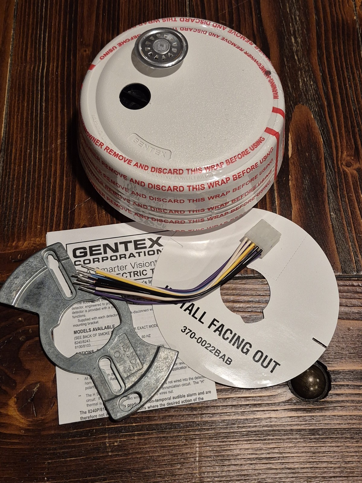 NEW -Gentex 8100T Photoelectric Smoke Detector With 135dg Thermal New Fire Alarm