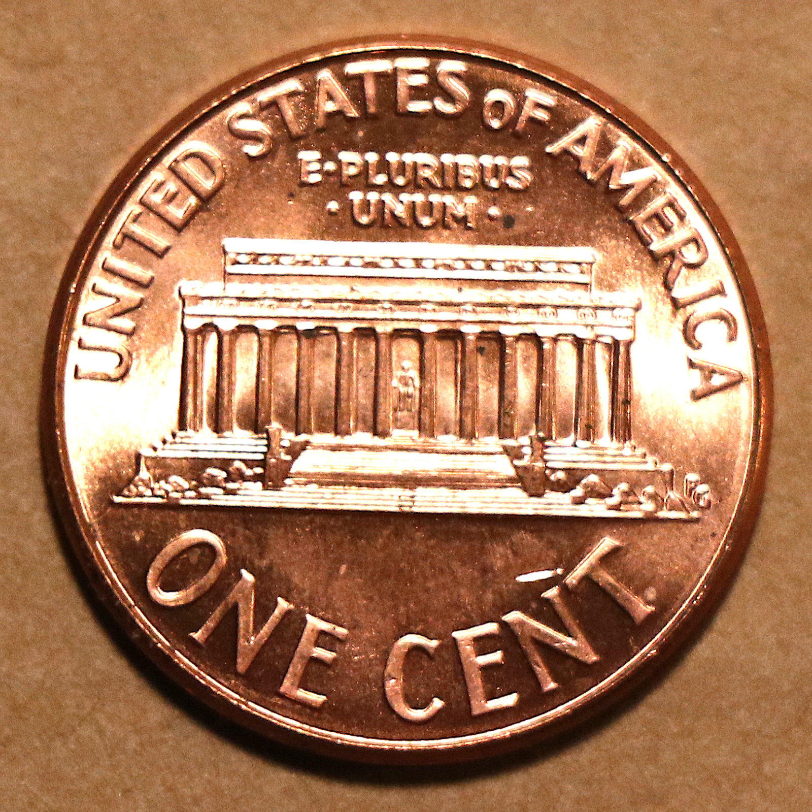 2007 D Lincoln Memorial cents BU