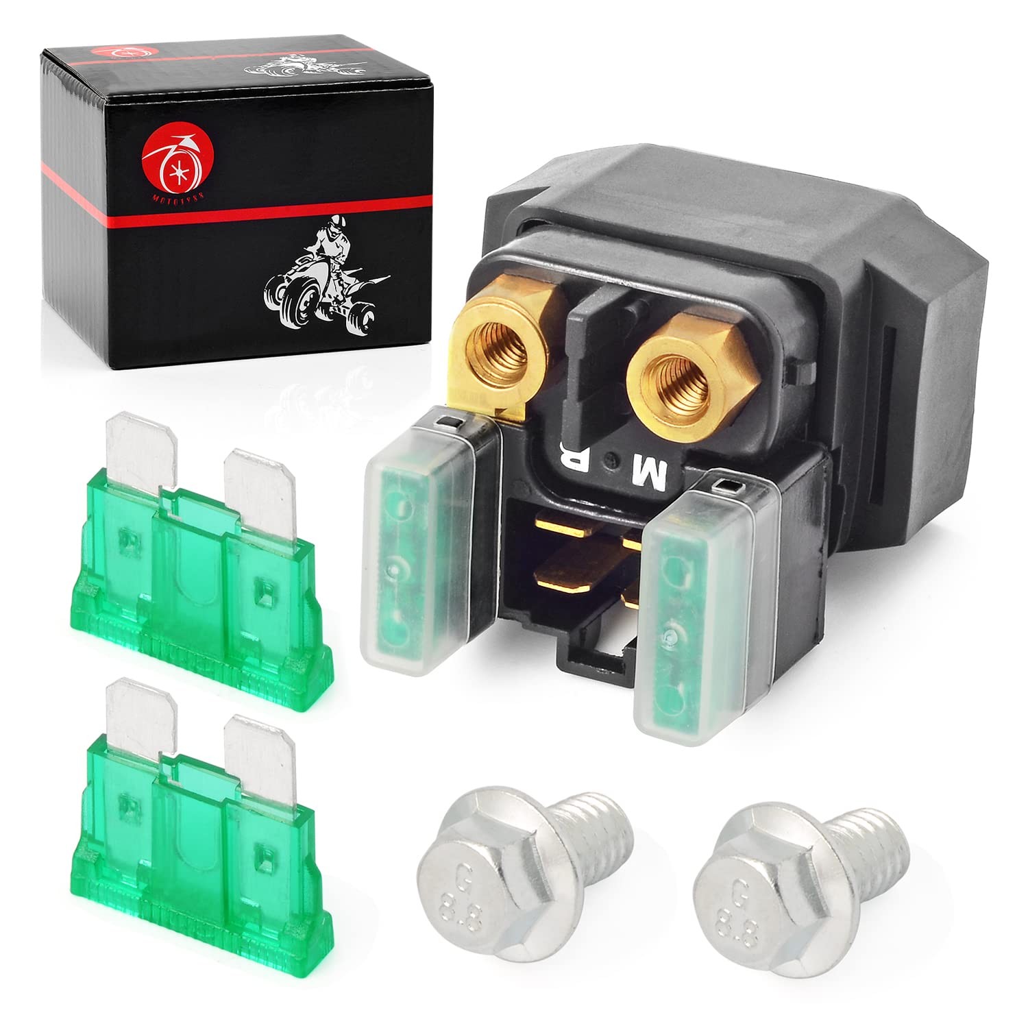 Starter Solenoid Relay Compatible with Yamaha YZF-R1 YFZ450 FJR1300 XV1900 5JW-8