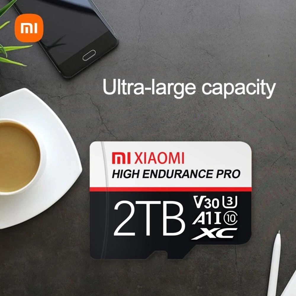 2TB Xiaomi Micro TF/SD Card 2TB A1 Class 10 SD Memory Card High Speed