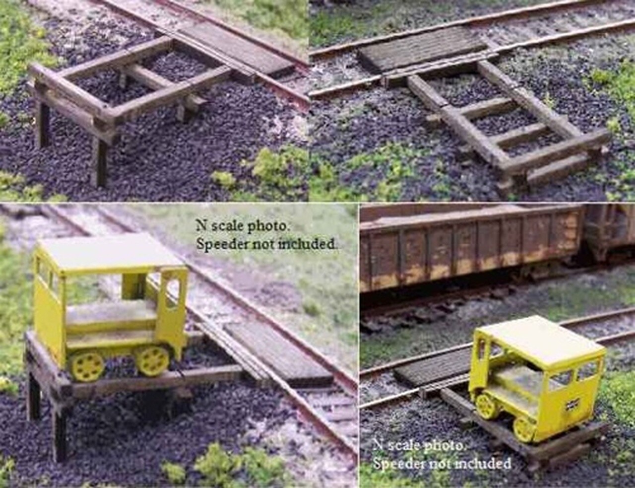 Blair Line HO Handcar Set-Off Kits (3) ~ 124