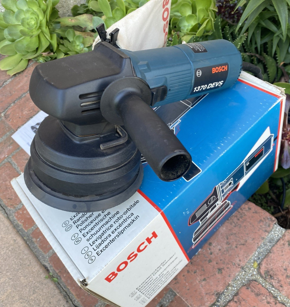 Bosch 1370DEVS Random Orbit Disc Sander/Polisher Variable Speed Made In Germany