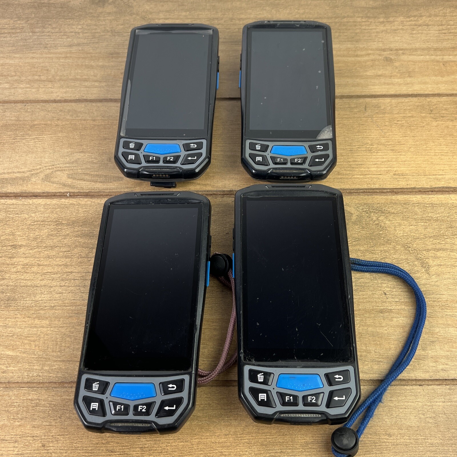 (4 LOT) VERISCAN BT9000HT IDW9000 IDWARE 9000 MOBILE ID SCANNER NOT TESTED READ
