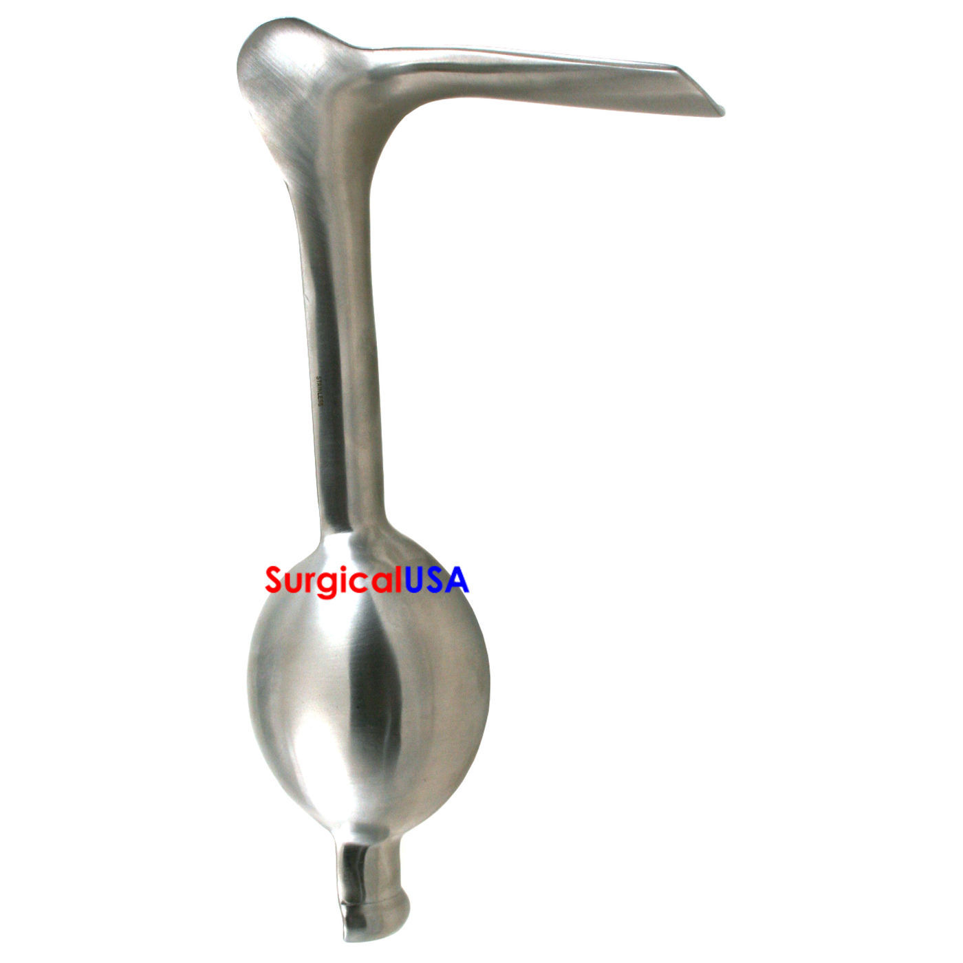 3 Auvard Weighted Vaginal Specula Assorted Sizes Stainless Steel