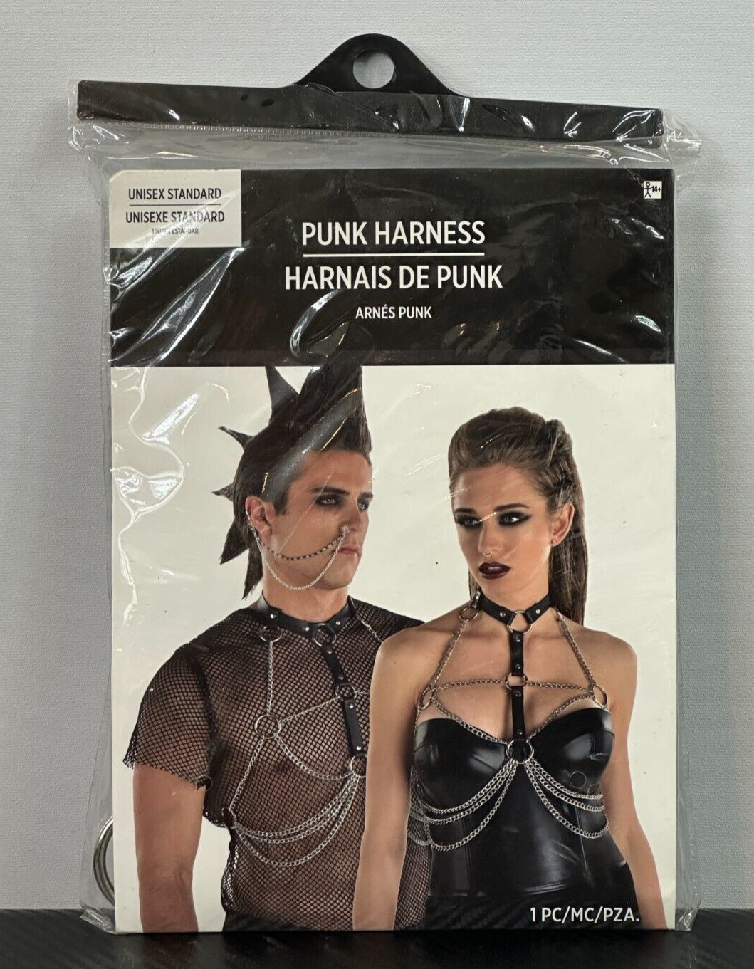 Unisex Size US 42 Punk Harness Costume Accessory with Chains