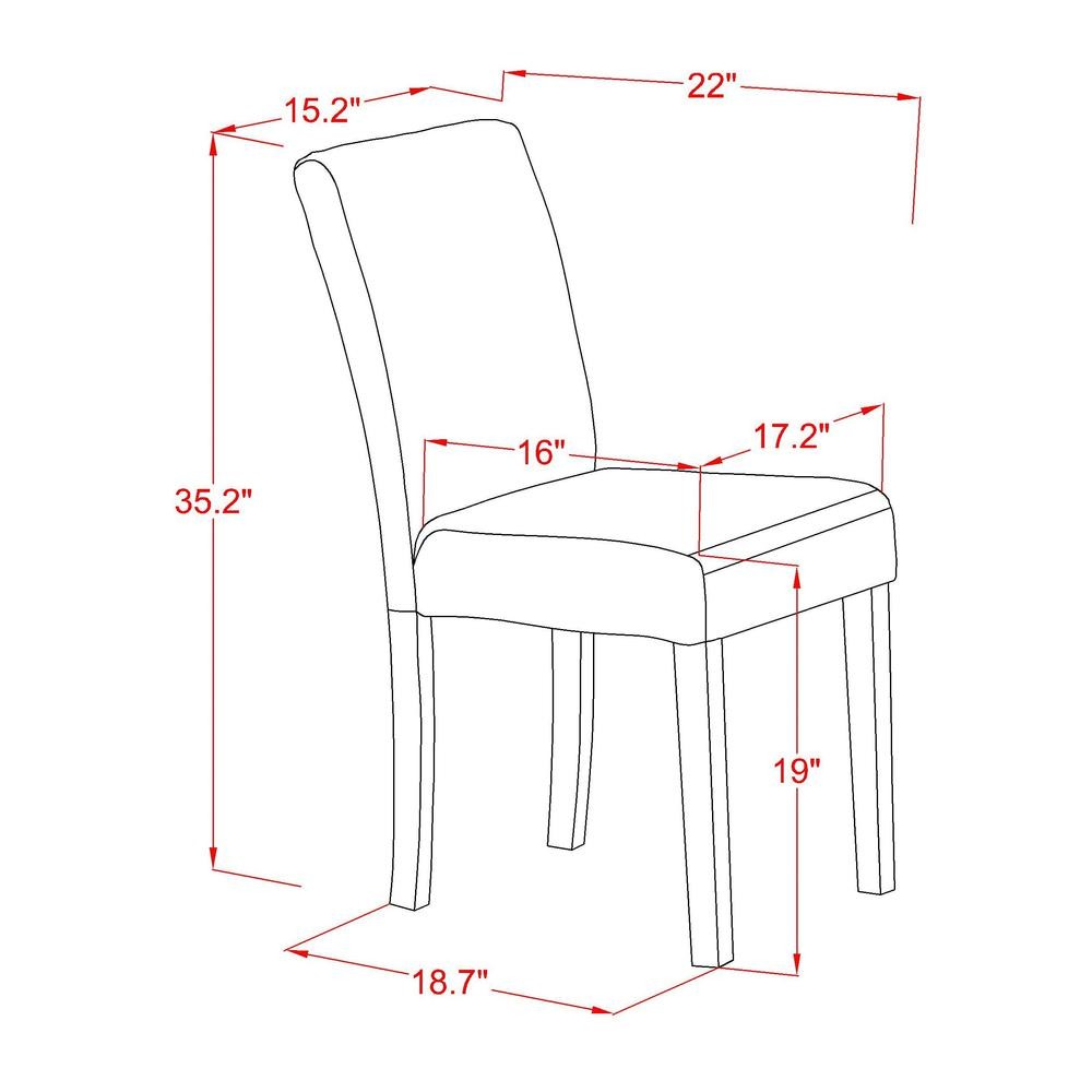 3 Piece Dining Table Set Consist of a Rectangle Kitchen Table