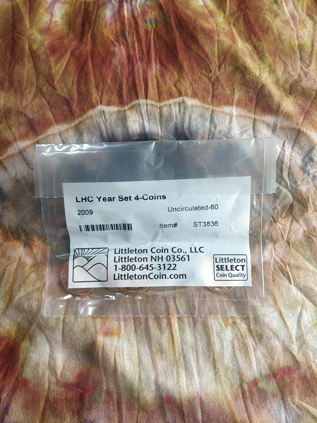2009 Bicentennial Lincoln Penny  Denver Mint 4 Uncirculated Coins