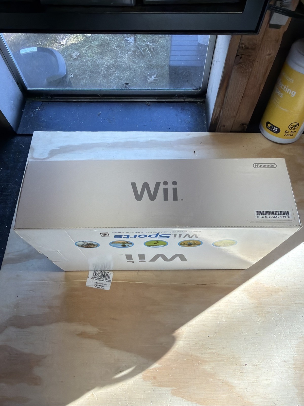 Nintendo Wii Sports White Console - BOX & INSERTS ONLY Ships Fast