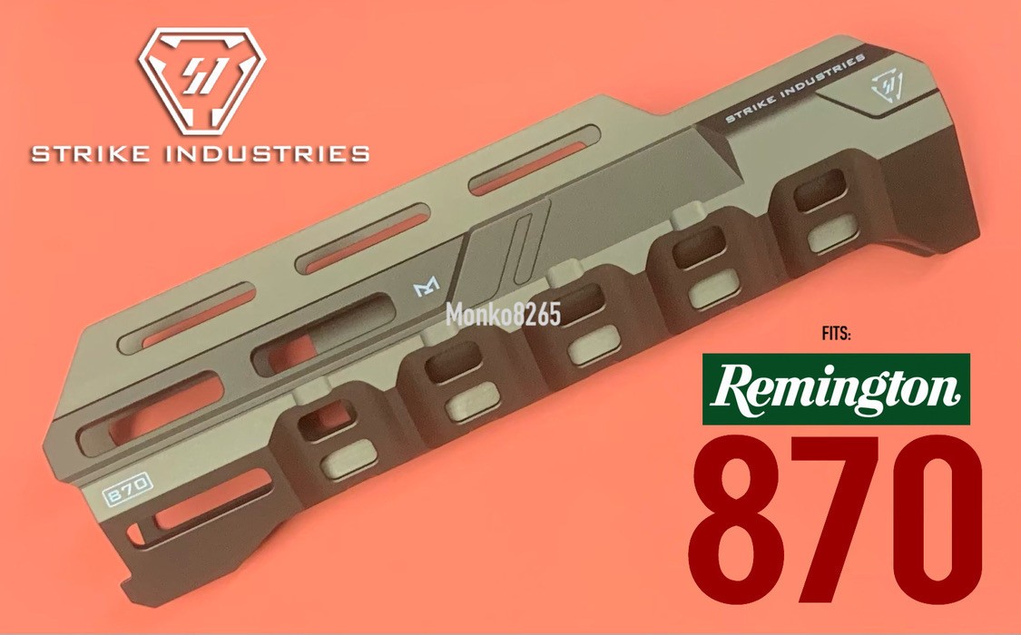 STRIKE INDUSTRIES VOA Aluminum Pump Action Forearm  M-LOK  FDE Dark Earth