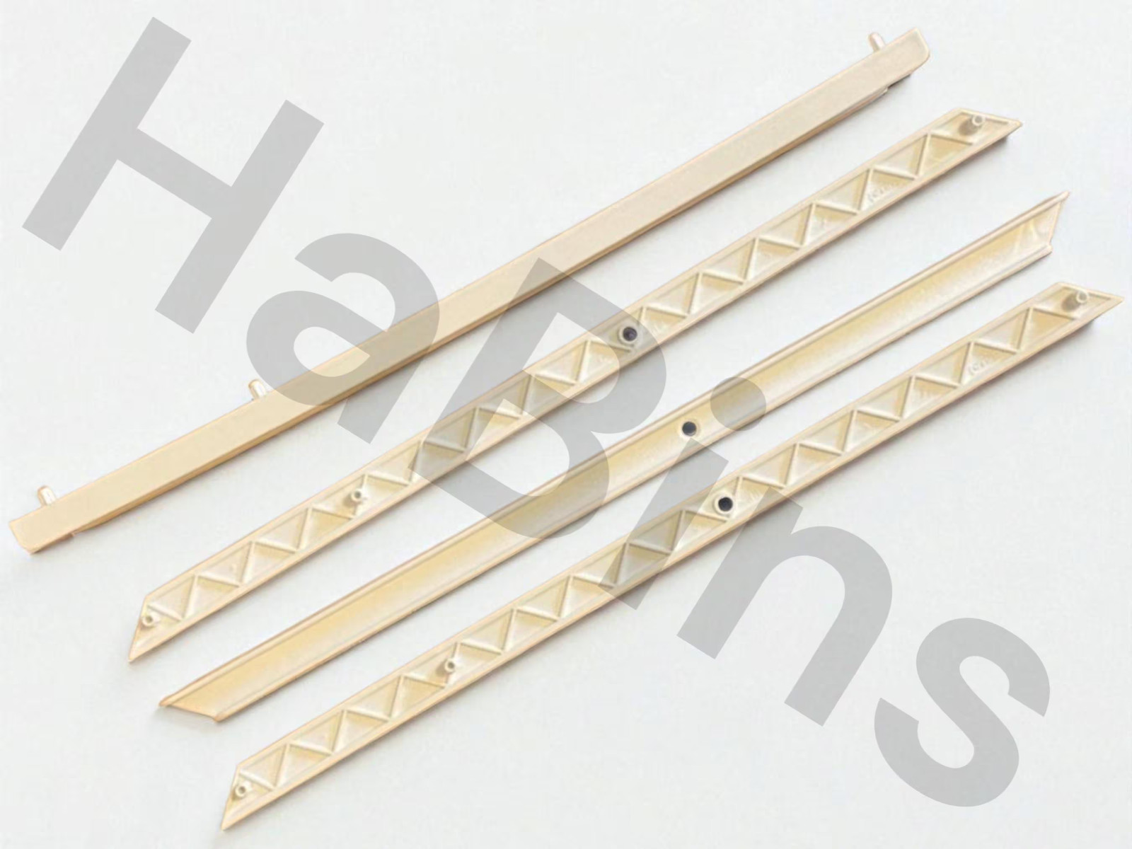 IKEA 120056 x 4 Trofast Unit Guide rail, white, Genuine Replacement Part,42 cm