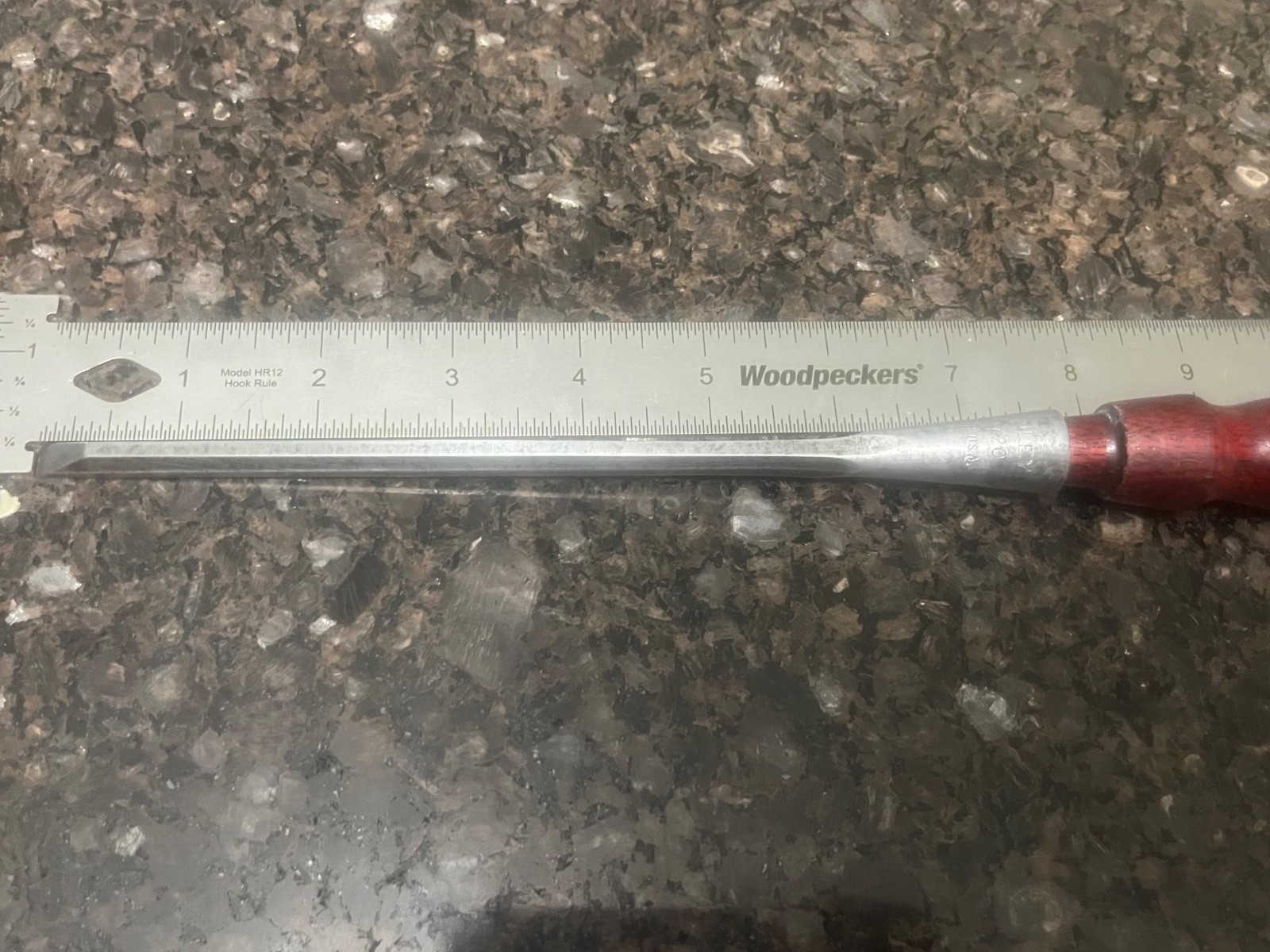Stanley No. 720 chisel 1/2" - Very Good - Custom Handle - Nice