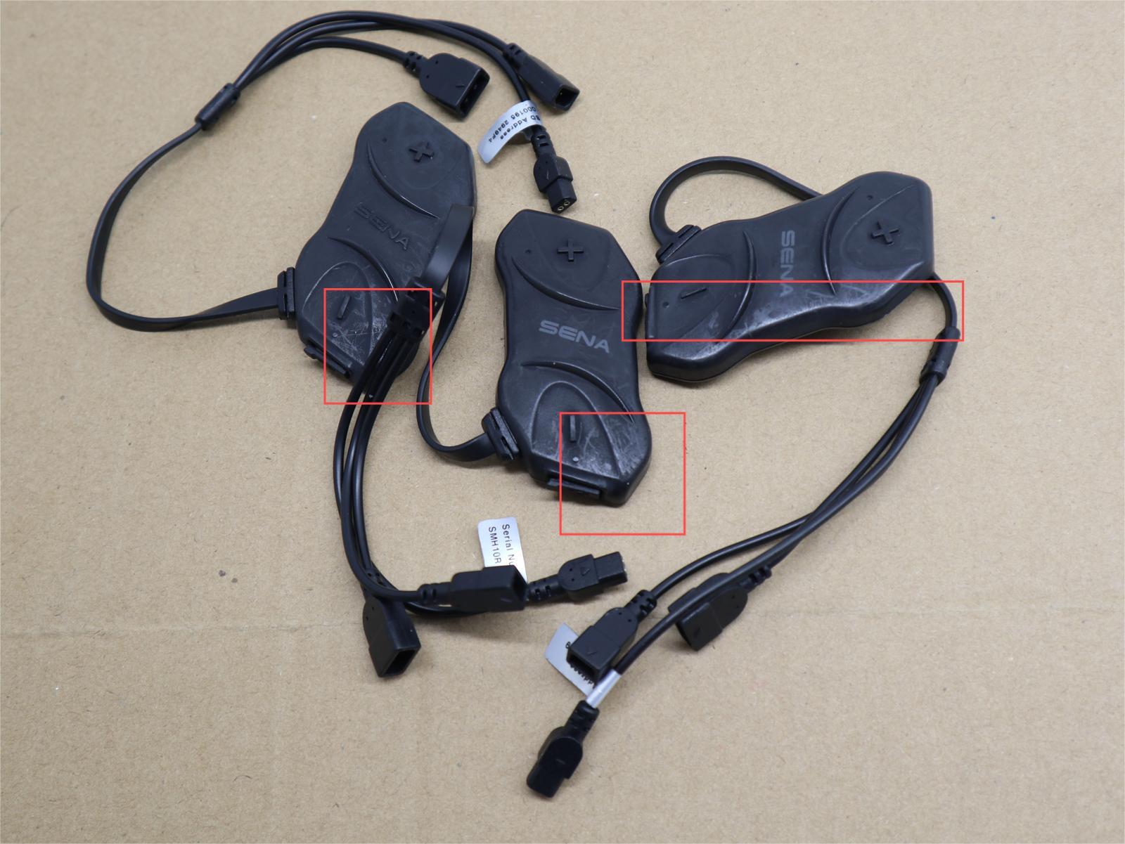 1PC Genuine SENA SMH10R Low Profile Bluetooth Headset Intercom For Motorcycle