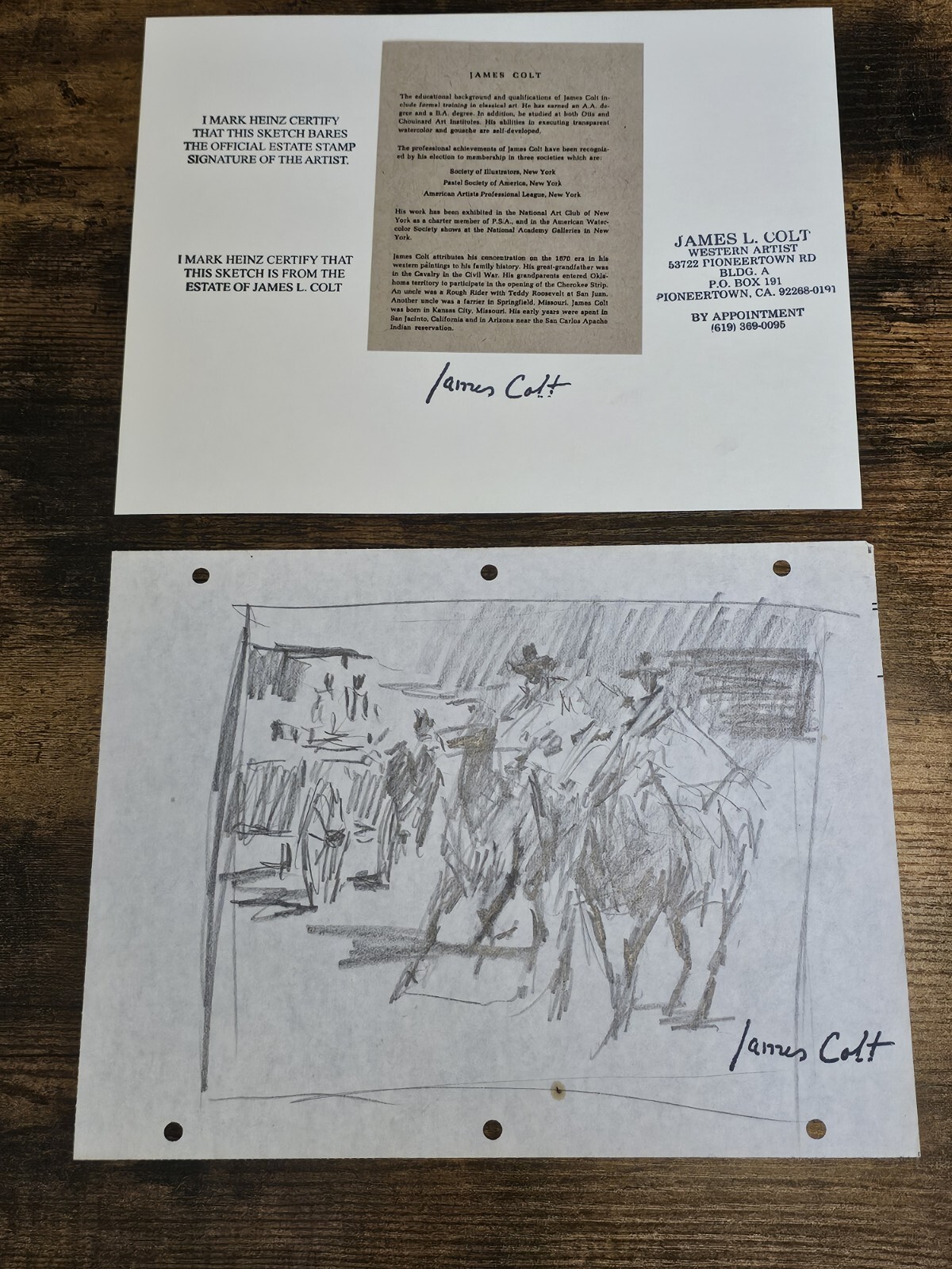 James Colt Western Cowboys Sketching (93)