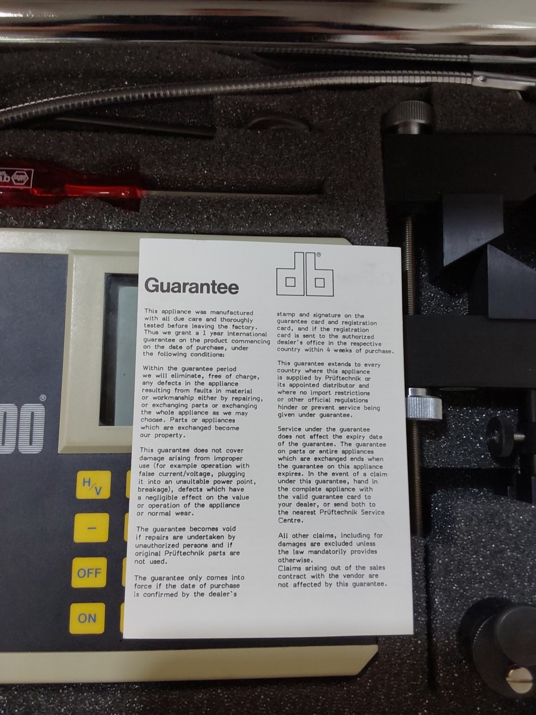 ALI 2000 MACHINE SHAFT ALIGNMENT TOOL