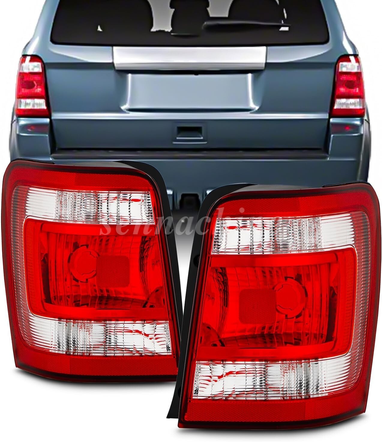 Rear Tail Light Lamp For Ford Escape 2008-2012 Pair Left&Right Side Taillight