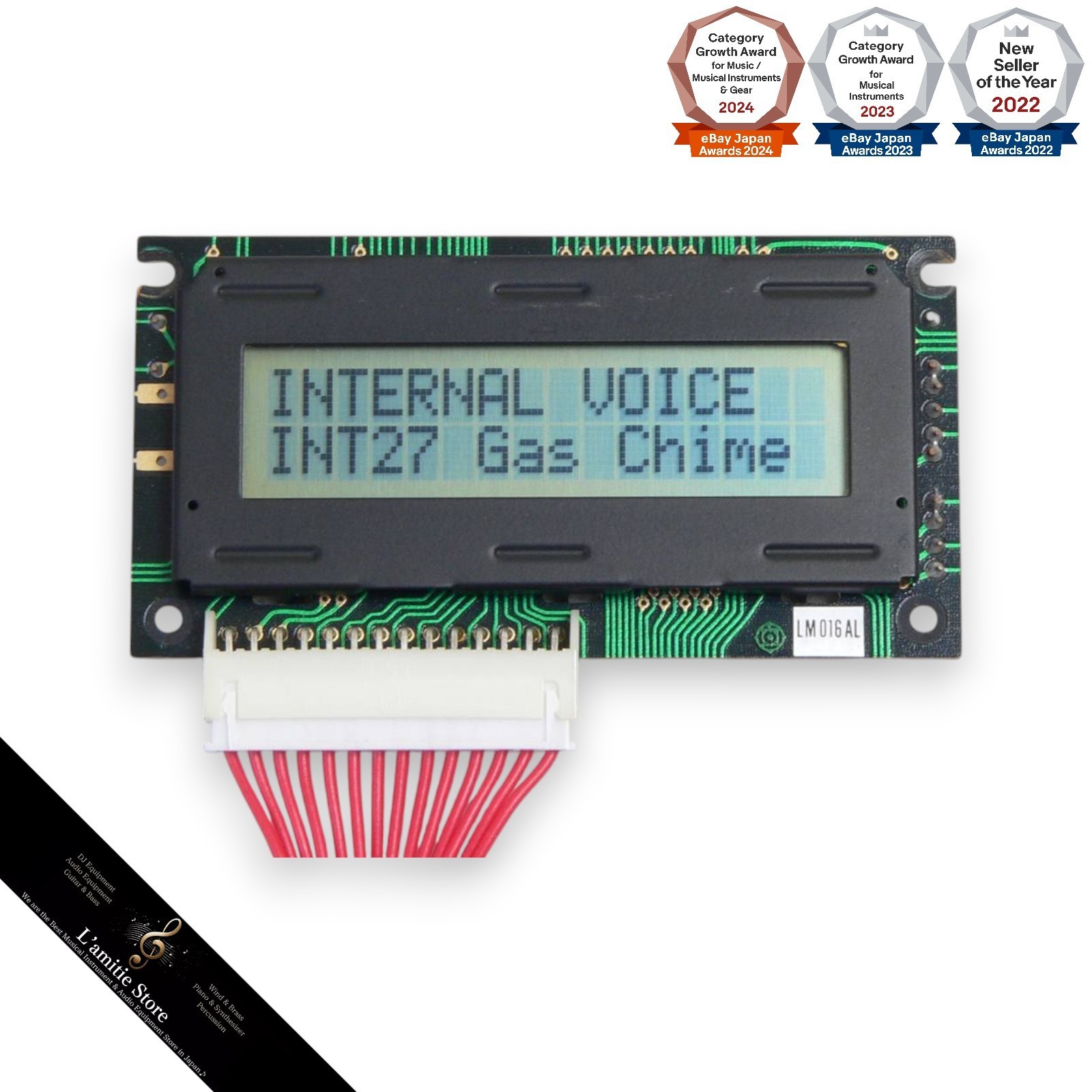 YAMAHA DX7 LCD Display Blue LED Backlight Replacement Tested Working JP Part