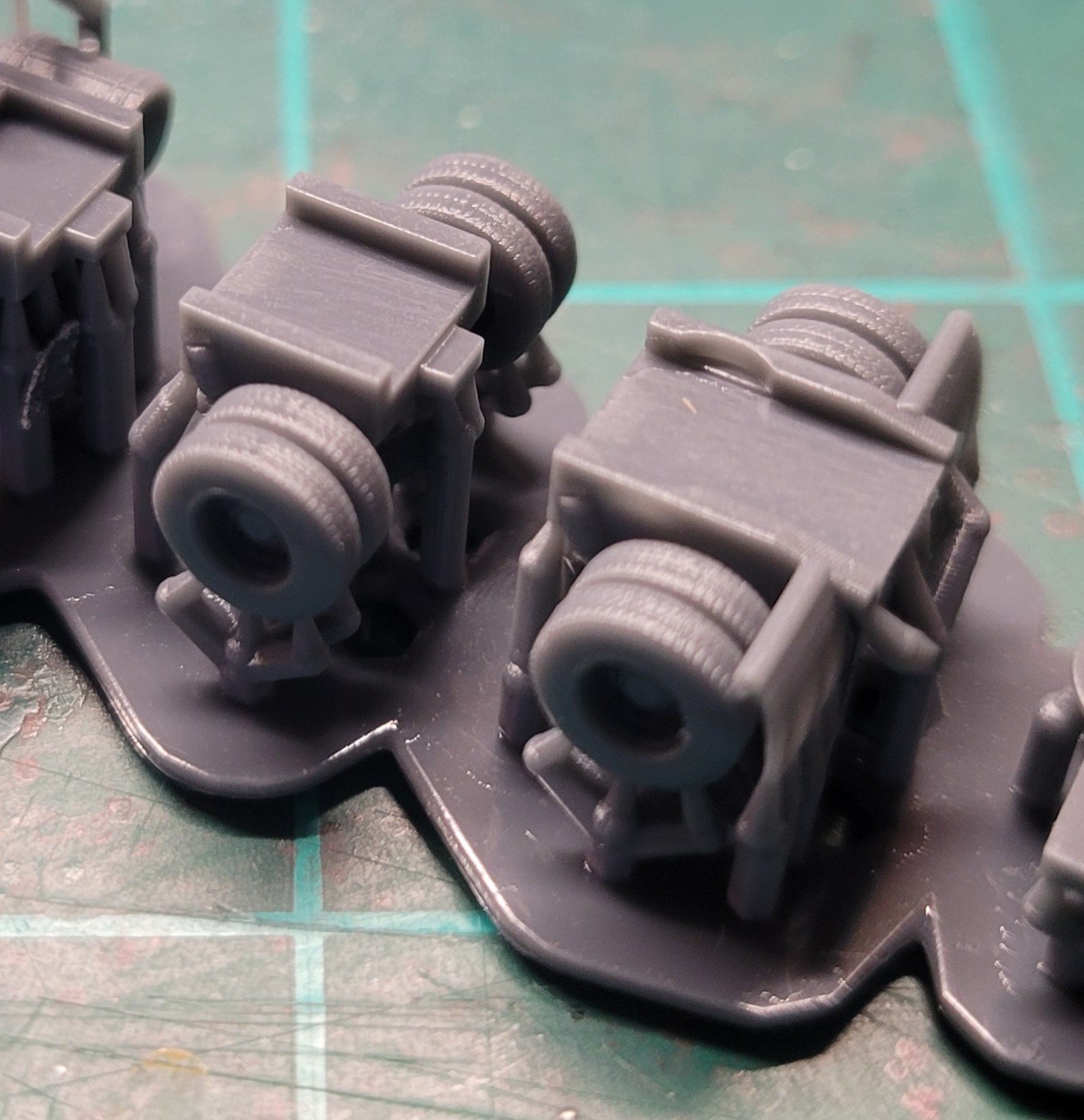 N Scale Semi Trailer Yard Mule 4 Pack - MODULAR DESIGN! READ DESCRIPTION!