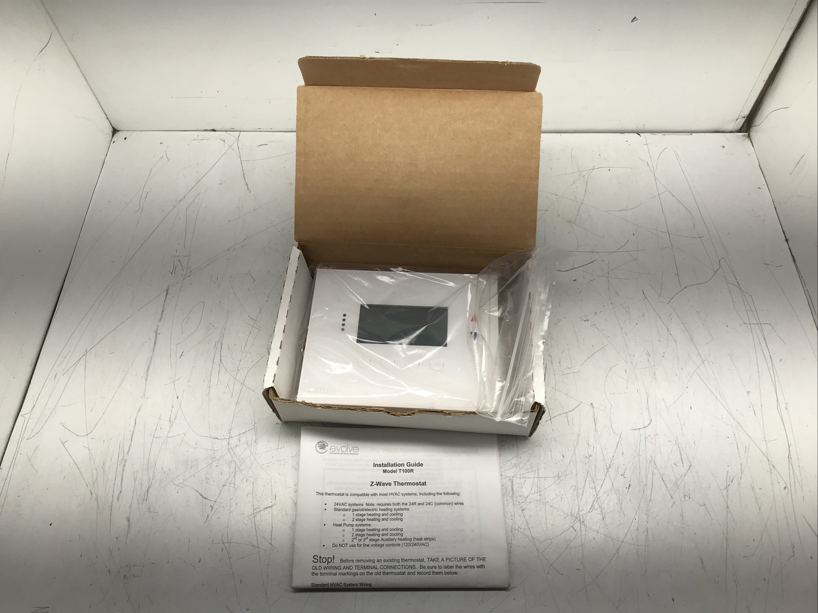 Evolve T100R Z-wave Smart Thermostat