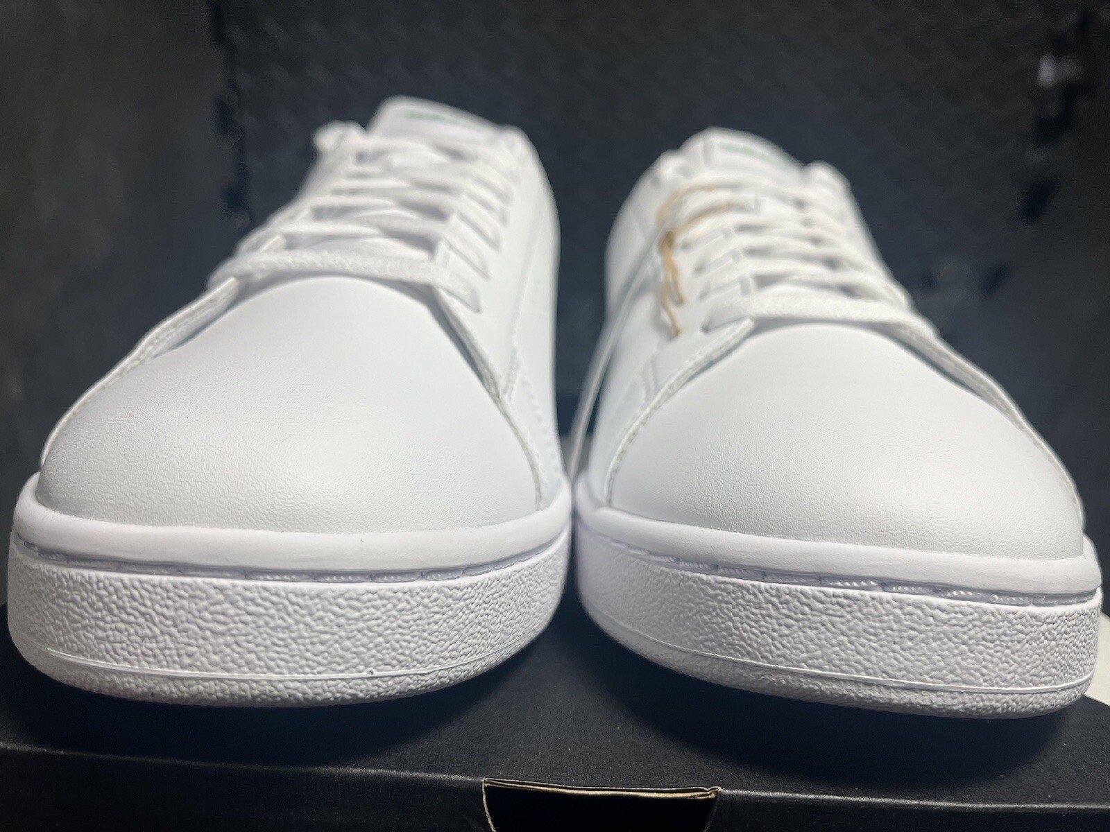 Adidas Advantage Base White Green Mens Sz 10 NEW W Box/tag FREESHIP GZ5300