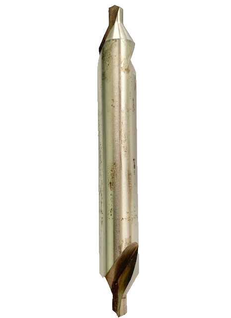 # 7 x 5" LONG HSS CENTER DRILL 60° (combined dril & countersink) UNMARKED NEW