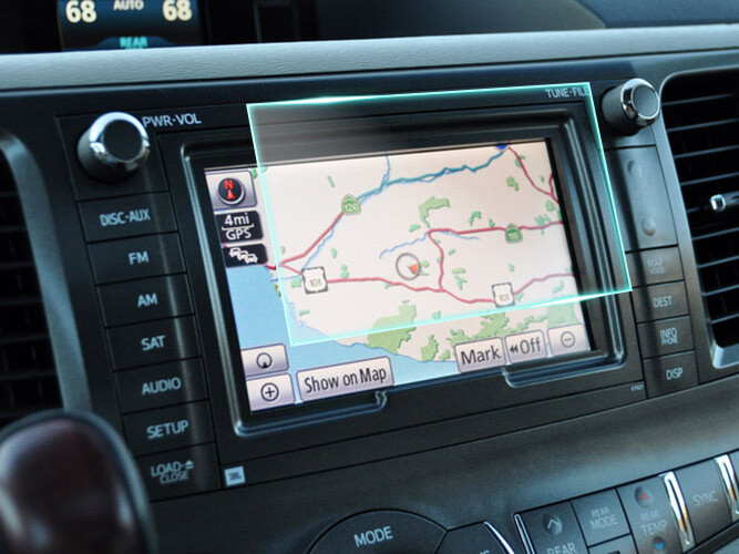 Crystal Clear Screen Protector for 2014 Toyota Sienna 7.0" Vehicle Navigation