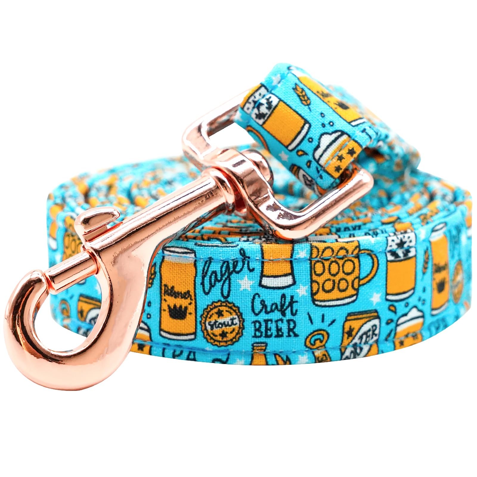 Strong Dog Leash Durable Blue Dog Leashes with Comfortable Soft Handle for Sm...