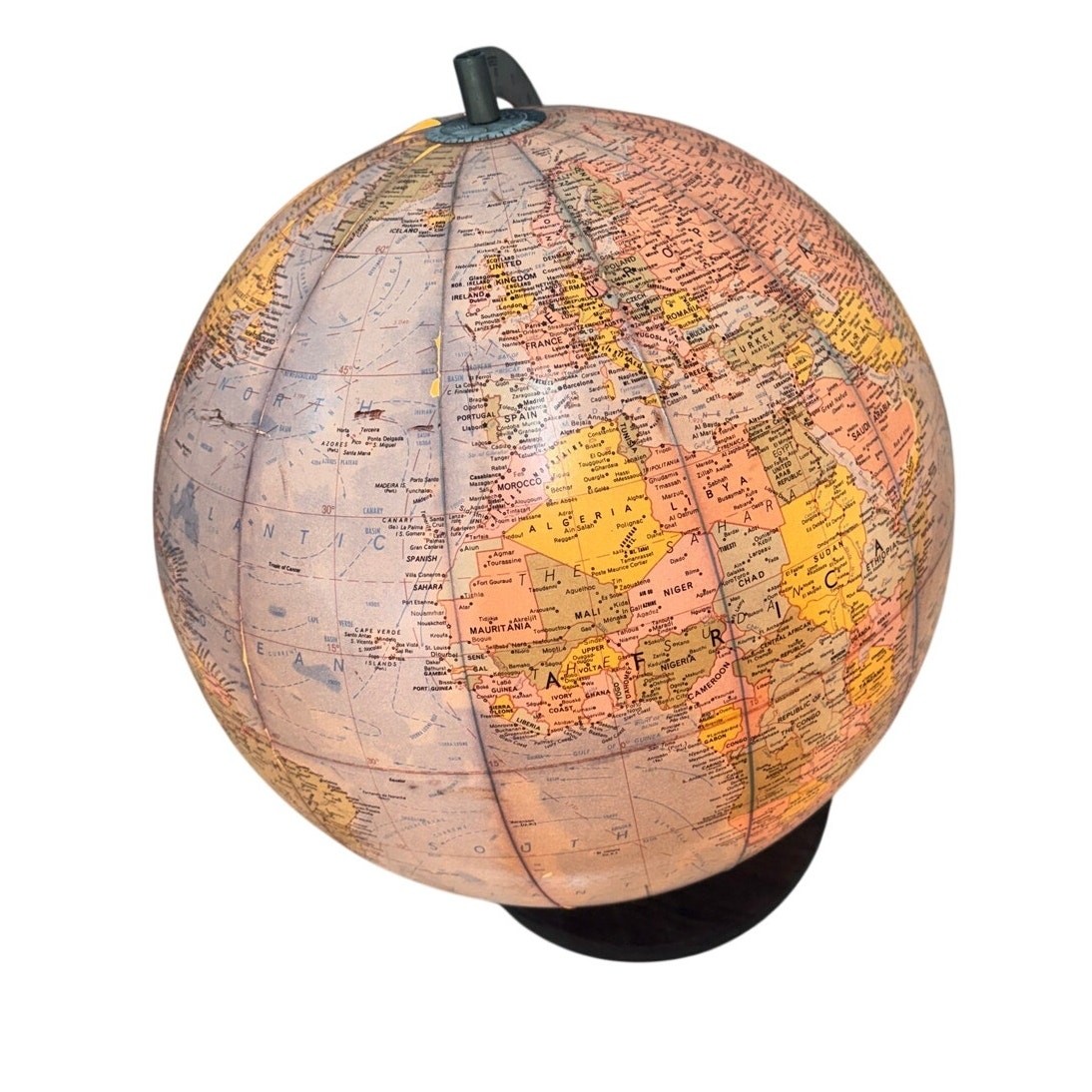 Replogle 12” Illuminated World Globe Wood Base